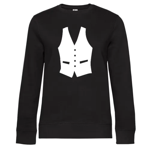 Southgate Waistcoat Sweat Frauen Queen Crew Neck