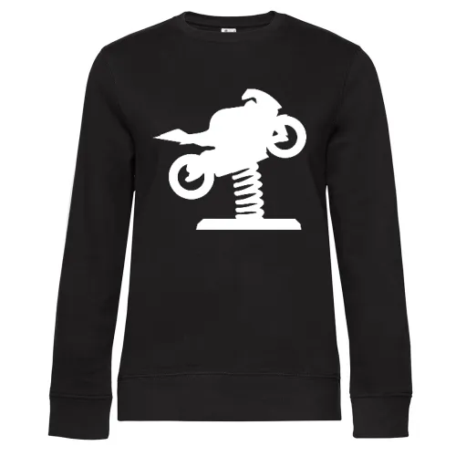 Spielplatzmotorrad zum Wackeln Frauen Sweat Spielplatzmotorrad zum Wackeln Sweat