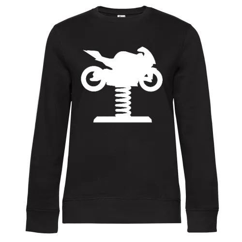 Spielplatzmotorrad zum Wackeln mit Feder Frauen Sweat Spielplatzmotorrad zum Wackeln mit Feder Sweat