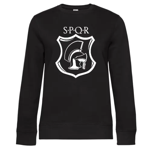 SPQR Römischer Helm auf Wappen Frauen Sweat