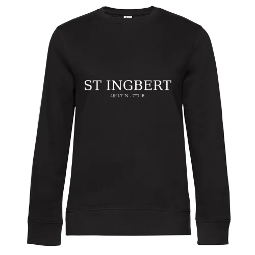 St Ingbert Koordinaten Sweat Frauen Queen Crew Neck