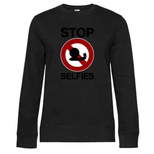 stop selfies Verbotsschild Sweat