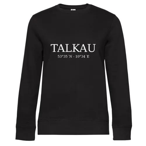 Talkau Koordinaten Sweat Frauen Queen Crew Neck