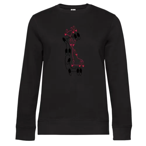 Tango Tanzschritte Sweat Frauen Queen Crew Neck