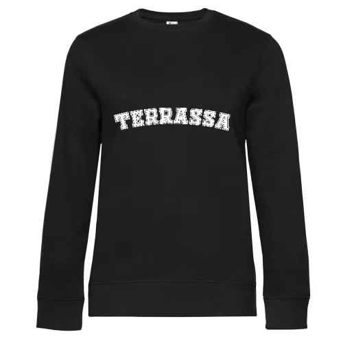 Terrassa Sweat Frauen Queen Crew Neck
