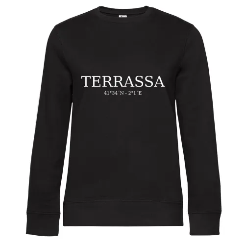 Terrassa Koordinaten Sweat Frauen Queen Crew Neck