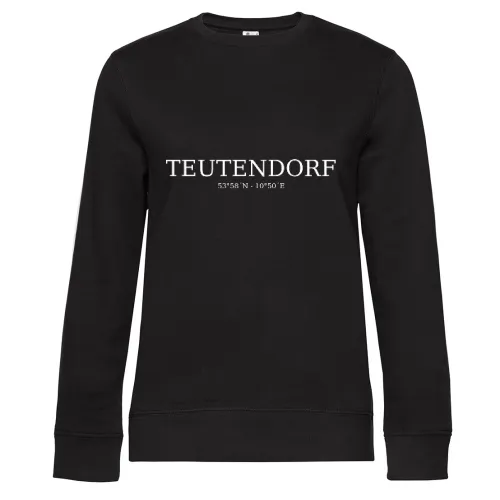 Teutendorf Koordinaten Sweat Frauen Queen Crew Neck