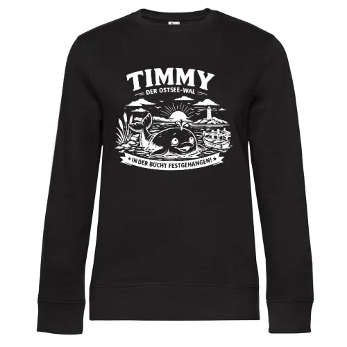 Timmy der Ostsee Wal Frauen Sweat