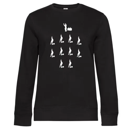 Tipp Kick Aufstellung Sweat Frauen Queen Crew Neck