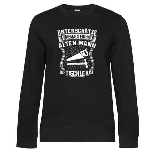 Tischler Hobby Handwerker Säge Hammer Handwerker Sweat Frauen Queen Crew Neck