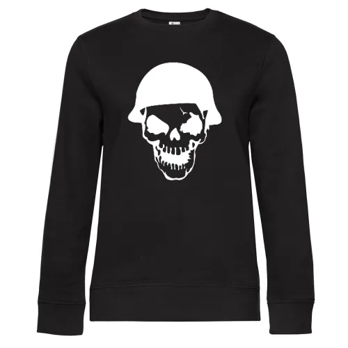 Totenschädel mit Chopperhelm Sweat