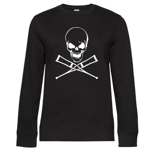 Totenschädel mit Krücken Frauen Sweat