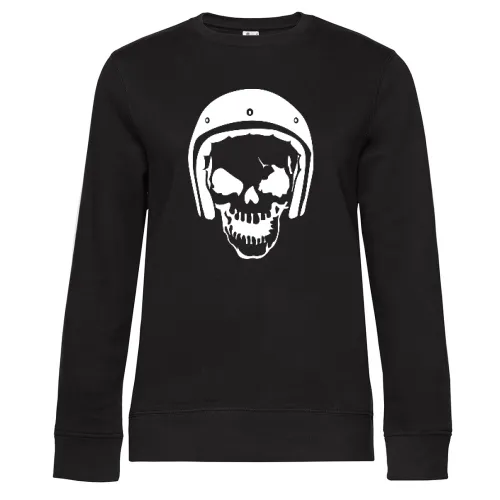 Totenschädel mit Rollerhelm Sweat