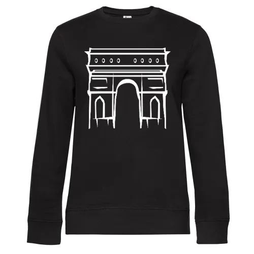 Triumphbogen Arc de Triomphe Sweat Frauen Queen Crew Neck