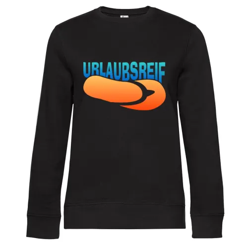 Urlaubsreif Sweat Frauen Queen Crew Neck