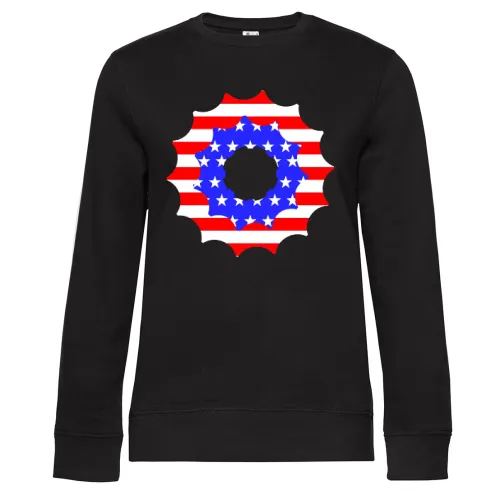 USA Ritzel Sweat Frauen Queen Crew Neck