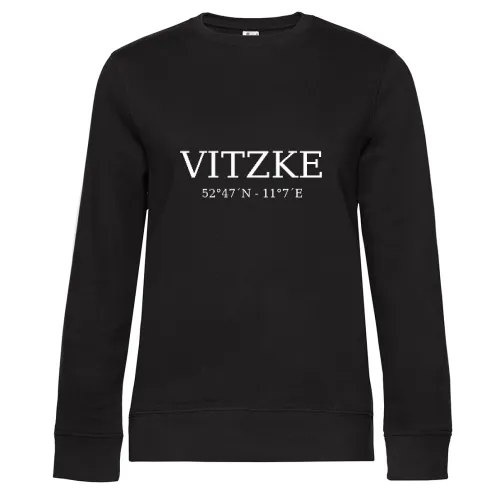 Vitzke Koordinaten Frauen Sweat Vitzke Koordinaten Sweat