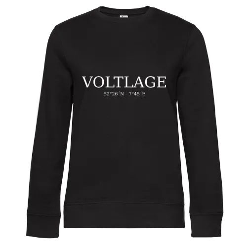 Voltlage Koordinaten Sweat Frauen Queen Crew Neck