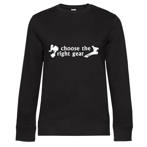 wähle den richtigen Gang Sweat Frauen Queen Crew Neck