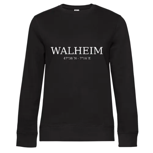 Walheim Koordinaten Sweat Frauen Queen Crew Neck