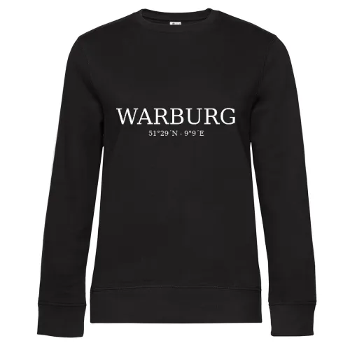 Warburg Koordinaten Sweat Frauen Queen Crew Neck