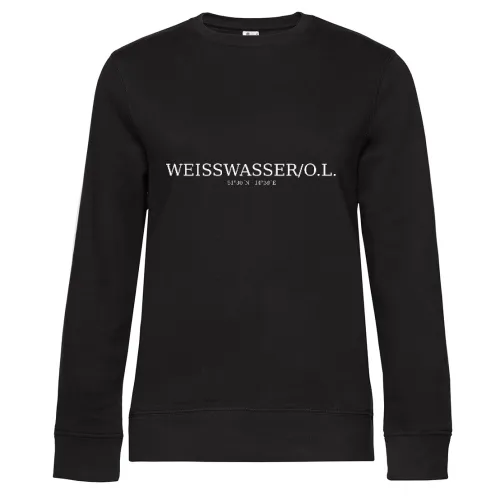 Weißwasser/o.l. Koordinaten Sweat Frauen Queen Crew Neck