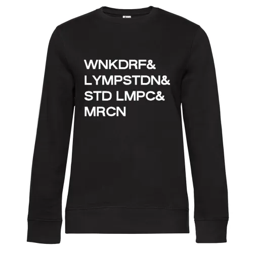 Weltmeisterstadien Deutschland Shirt ohne Vokale Sweat Frauen Queen Crew Neck