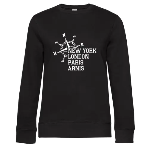 Weltstadt Arnis Sweat Frauen Queen Crew Neck