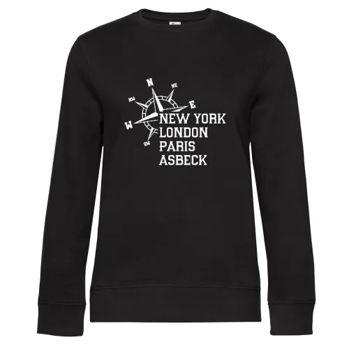 Weltstadt Asbeck Sweat Frauen Queen Crew Neck