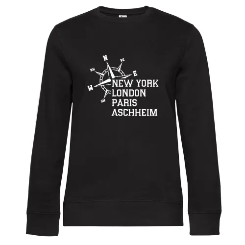 Weltstadt Aschheim Sweat Frauen Queen Crew Neck