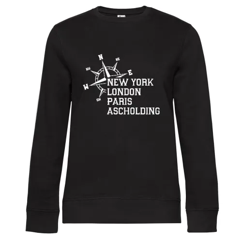 Weltstadt Ascholding Sweat Frauen Queen Crew Neck
