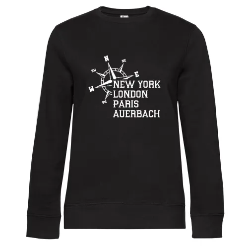 Weltstadt Auerbach Sweat Frauen Queen Crew Neck