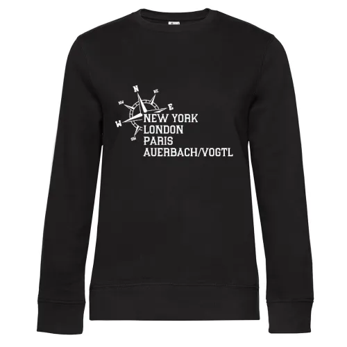 Weltstadt Auerbach/Vogtl Sweat Frauen Queen Crew Neck