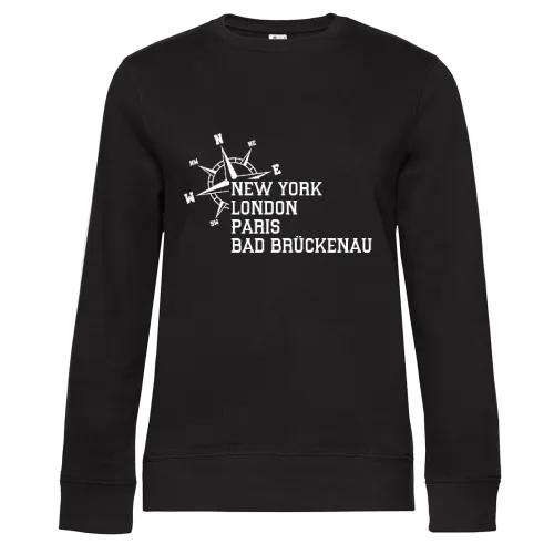 Weltstadt Bad Brückenau Sweat Frauen Queen Crew Neck