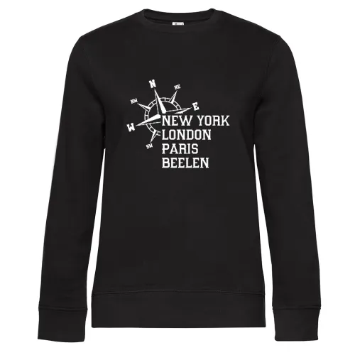 Weltstadt Beelen Sweat Frauen Queen Crew Neck
