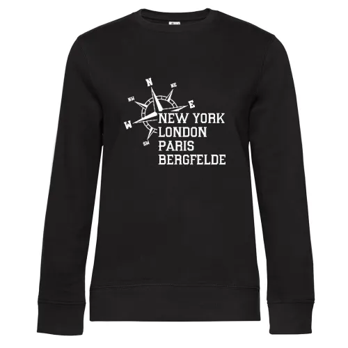 Weltstadt Bergfelde Sweat Frauen Queen Crew Neck