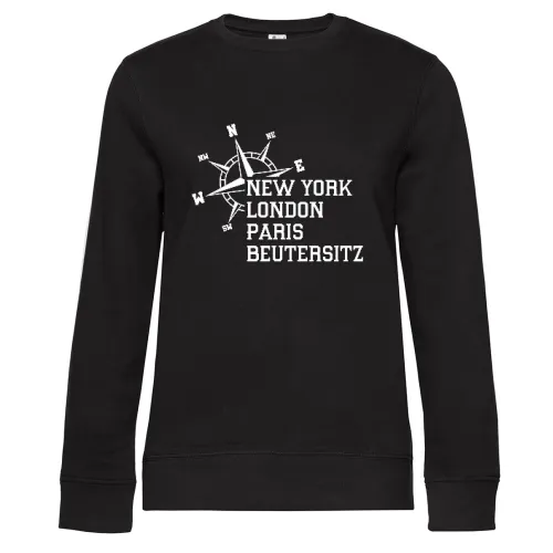 Weltstadt Beutersitz Sweat Frauen Queen Crew Neck