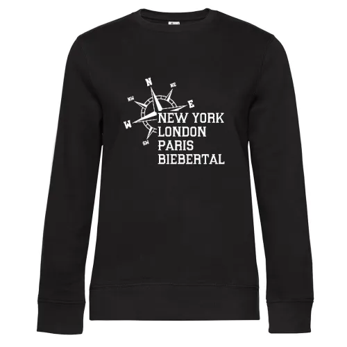 Weltstadt Biebertal Sweat Frauen Queen Crew Neck