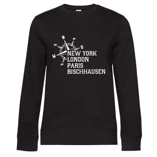 Weltstadt Bischhausen Sweat Frauen Queen Crew Neck