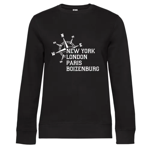 Weltstadt Boizenburg Sweat Frauen Queen Crew Neck