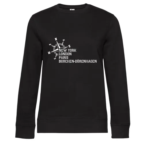 Weltstadt Borchen-Dörenhagen Sweat Frauen Queen Crew Neck