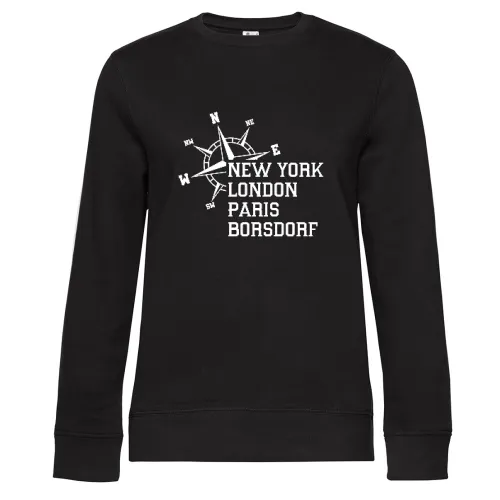 Weltstadt Borsdorf Sweat Frauen Queen Crew Neck