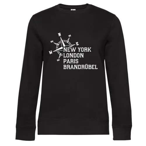 Weltstadt Brandrübel Sweat Frauen Queen Crew Neck