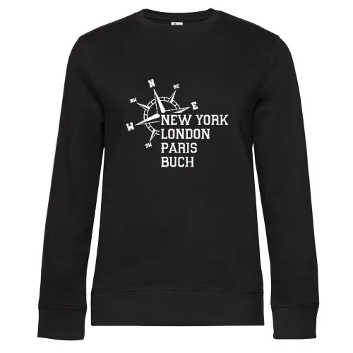Weltstadt Buch Sweat Frauen Queen Crew Neck