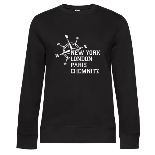 Weltstadt Chemnitz Sweat Frauen Queen Crew Neck