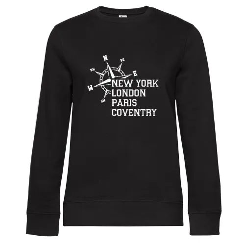 Weltstadt COVENTRY Sweat Frauen Queen Crew Neck