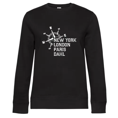 Weltstadt Dahl Sweat Frauen Queen Crew Neck