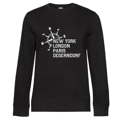 Weltstadt Degerndorf Sweat Frauen Queen Crew Neck