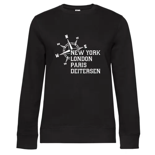 Weltstadt Deitersen Sweat Frauen Queen Crew Neck