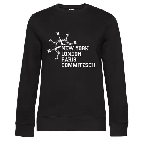Weltstadt Dommitzsch Sweat Frauen Queen Crew Neck